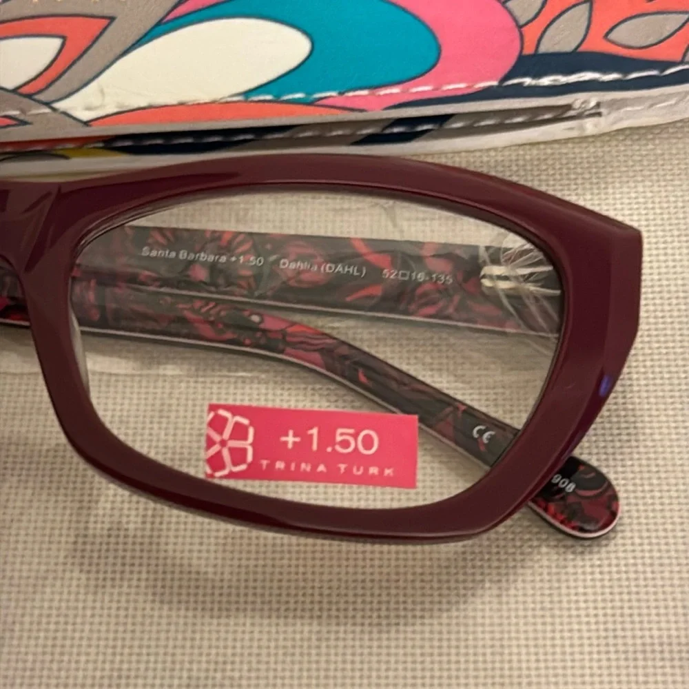 New Trina  Turk readers glasses . +1.5.